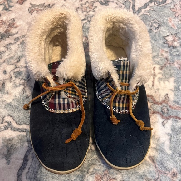 Sperry Leather Top Slider Duck Slippers 9 EUC - Picture 10 of 10